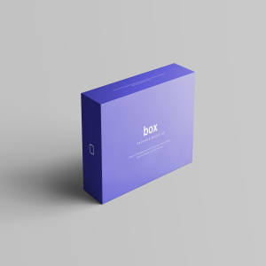 精品礼品产品包装盒外观设计样机模板boxpackagingmockup