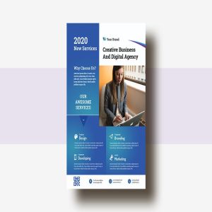 互联网服务公司广告海报传单设计模板v26 Business & Corporate AD Flyer Template V-26