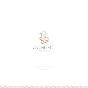 建筑品牌抽象图形Logo设计模板 Architect Structure Logo