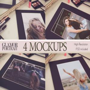 相框样机模板 Photo Frame Mockup