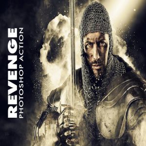 炫酷烟雾火爆场面特效PS动作 Revenge Photoshop Action