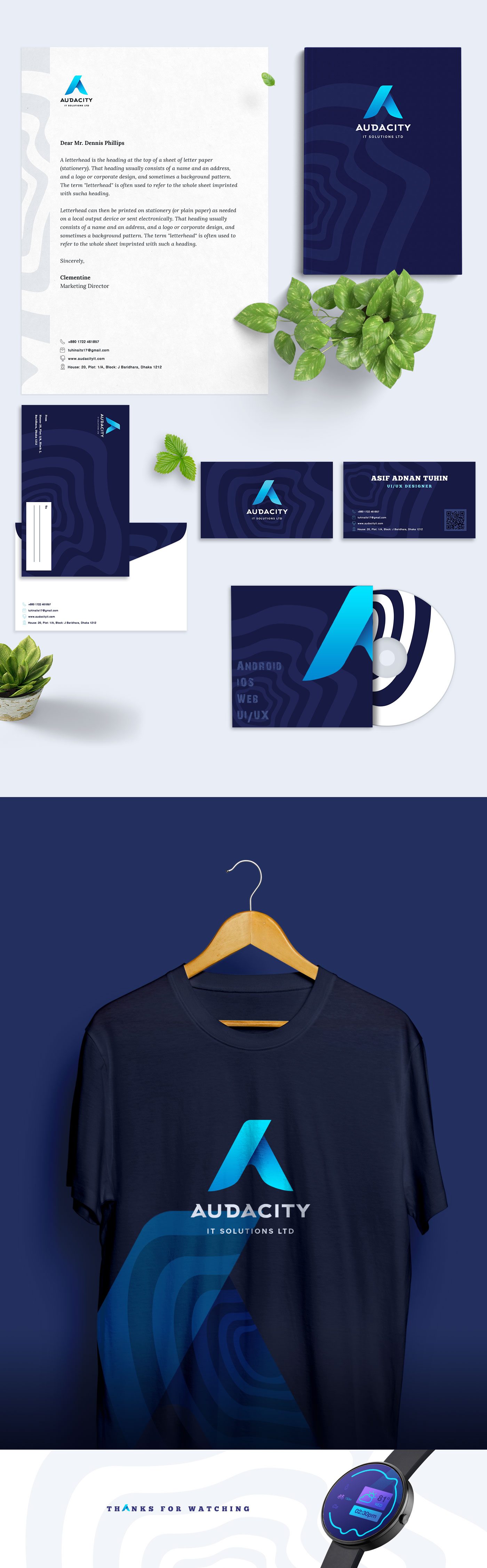 一套实用的品牌物料模板 Branding Material