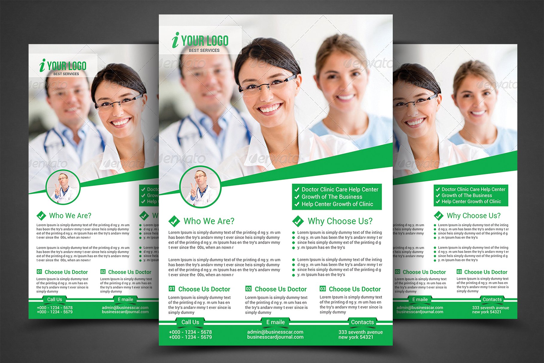 公司企业或组织机构传单模板 Corporate Flyer Template