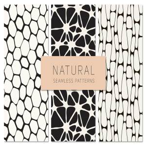 自然规则图案无缝纹理 Natural Seamless Patterns Set 2