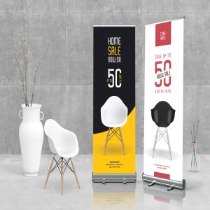 家具卖场X展架广告设计模板 Furniture Roll Up Banner