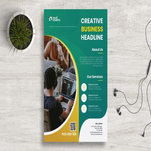 通用易用企业海报设计PSD分层模板v4 Corporate Business Flyer PSD and Vector Vol.4