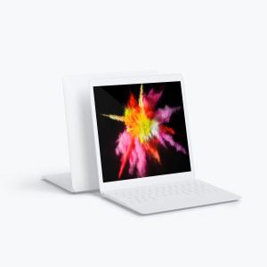 MacBook笔记本电脑屏幕预览图样机模板 Clay MacBook Mockup插图3
