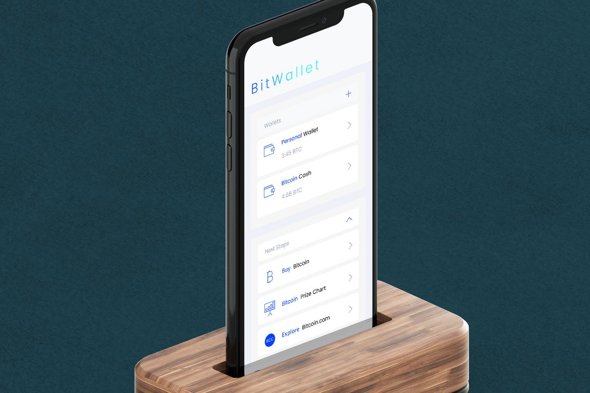 比特币电子钱包APP应用UI模板 Bitcoin Wallet 2 Mobile Ui – T
