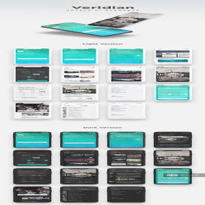 一流设计素材网下午茶：多功能文艺范旅行类APP UI KITS下载[PSD,XD,Sketch]