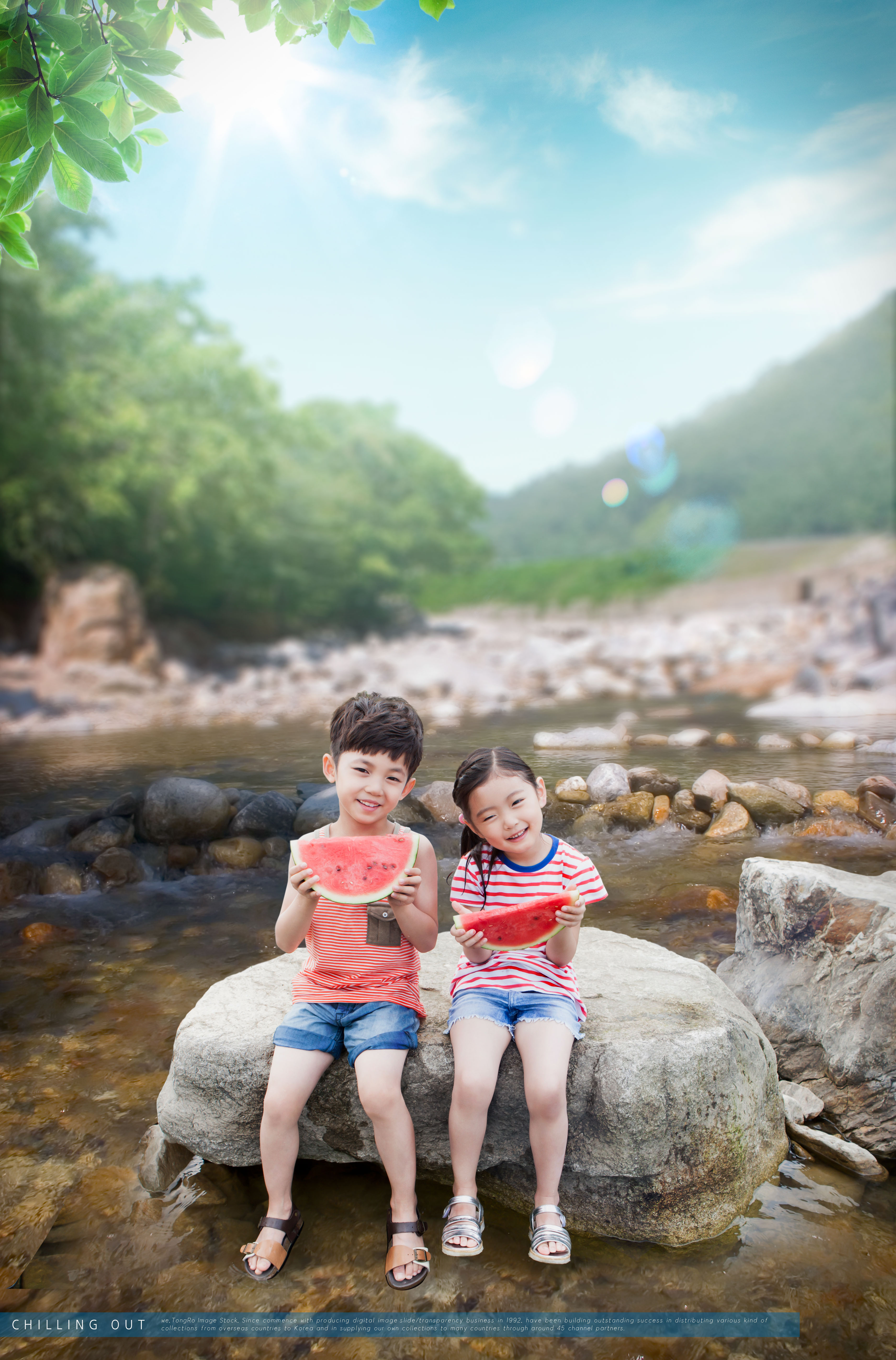 夏季暑假儿童夏令营活动宣传海报设计模板