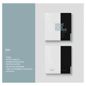 设计感强的多用途平面画册组合模板