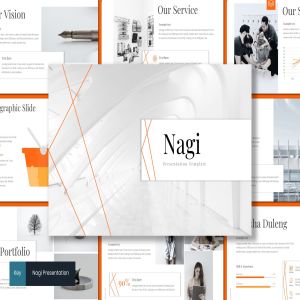 创意设计策划团队/工作室Keynote幻灯片模板 Nagi – Keynote Template