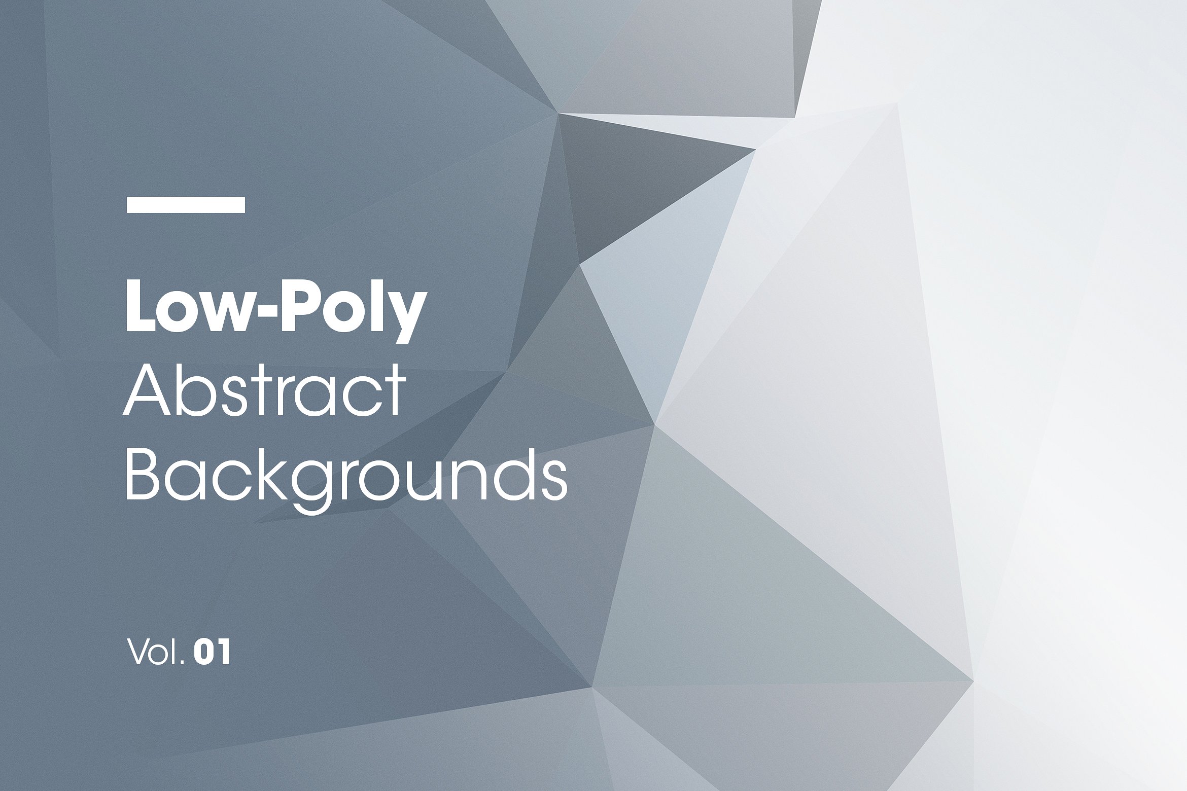 抽象多边形渐变图形背景v1 Low-Poly | Abstract Backgrounds | V1