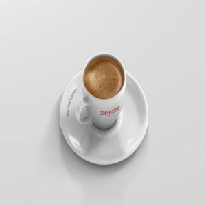 卡布奇诺浓品牌咖啡杯样机 Espresso Cup Mockup插图6