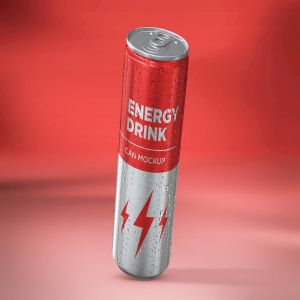 能量饮料罐头外观设计样机 Energy Drink Can Mockup vol.2