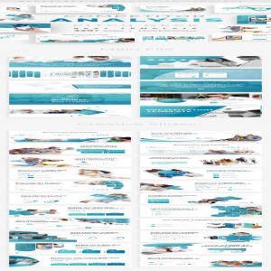 时尚简约市场分析类的PPT模板 [ppt,pptx]