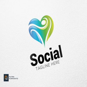 社交媒体主题Logo设计模板 Social – Logo Template插图1