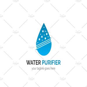 净水器清洁环保主题Logo模板 Water Purifier Logo