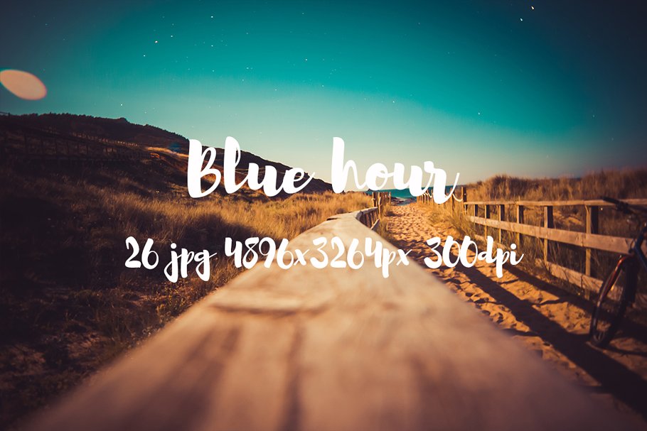 悠闲乡村时光场景照片素材包 Blue hour pack photo pack