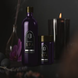 高品质的高端会所SPA化妆品样机展示模型mockups