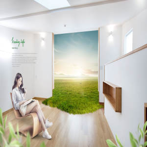 居家生活方式主题创意海报/banner设计