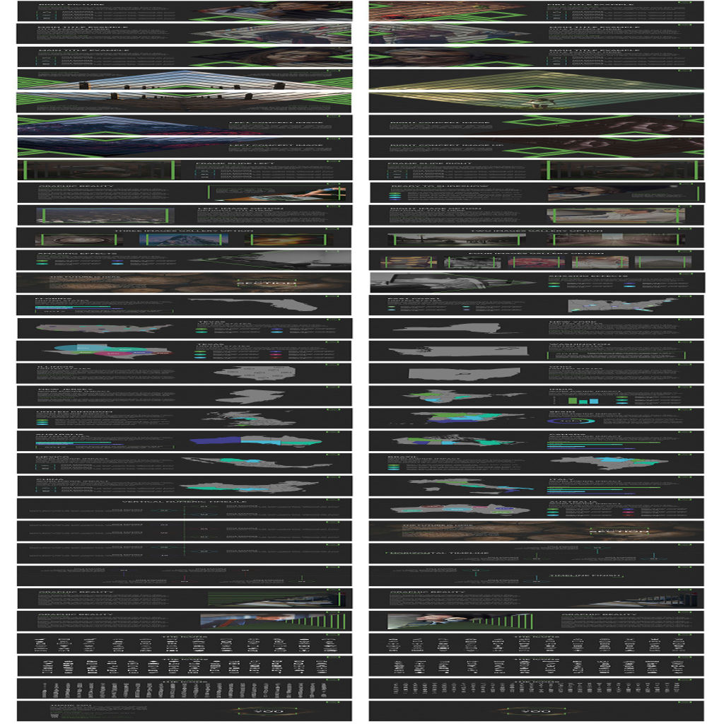 一流设计素材网下午茶：一套有逼格的文艺范的PPT模版下载[pptx,黑色+白色]