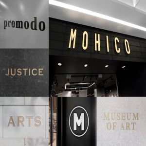 逼真3D效果Logo墙/店招设计效果预览样机合集v1 3d Logo Mockups Collection Vol. 1