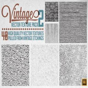 复古做旧风格矢量纹理合集 Vintage Vector Texture Pack 2