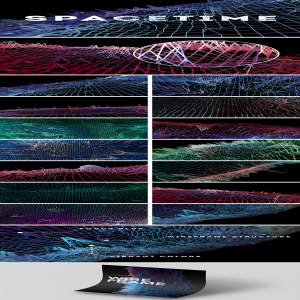 超高清时空抽象主题线框背景图集 Spacetime Abstract Wireframe Backgrounds
