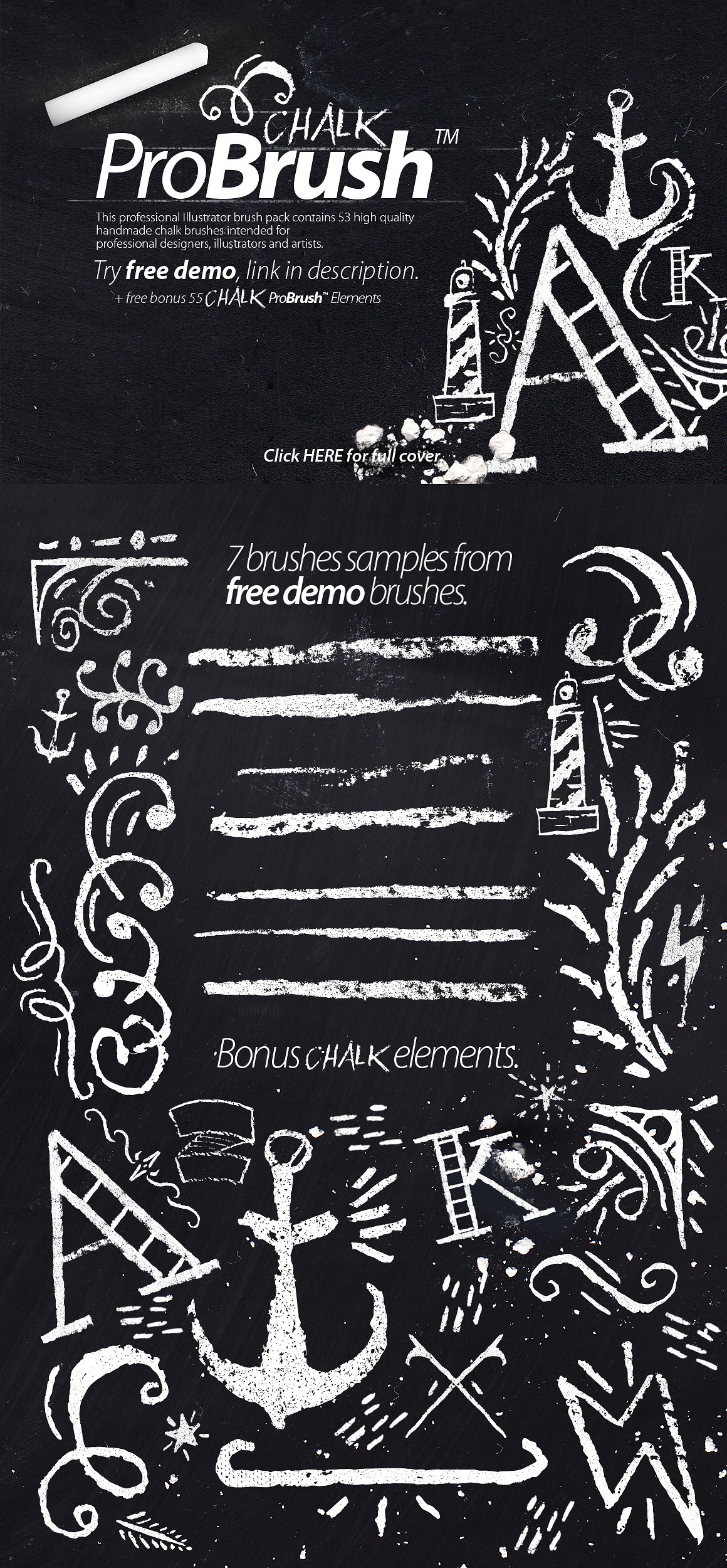 滚轴涂漆刷粉笔画笔刷合集 Roller Paint Brush + Bonus