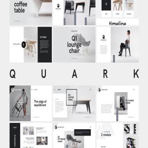 家居创意产品展示 Keynote 幻灯片模板 QUARK Keynote Presentation Template