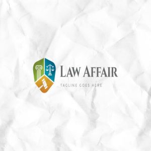 律师事务所法律顾问企业品牌Logo模板 Law Affair Logo Template插图2