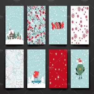 圣诞节快乐主题小册子模板 Merry Christmas Brochures