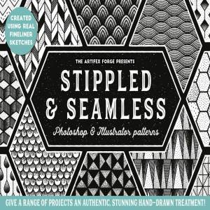 重复手绘图案无缝纹理合集 Stippled & Seamless – Patterns