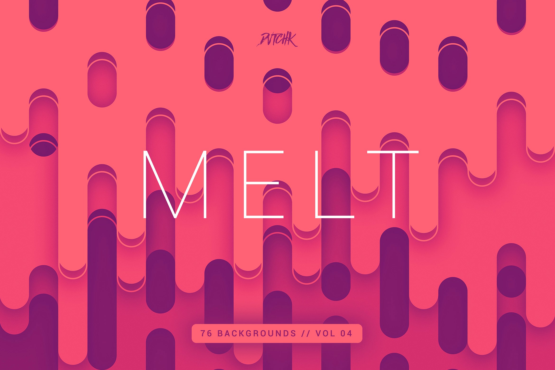 76款抽象圆形背景v4 Melt | Rounded Backgrounds | Vol. 04