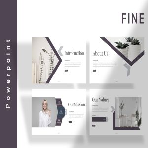 设计企业校园招聘宣讲会PPT模板下载 Fine Powerpoint