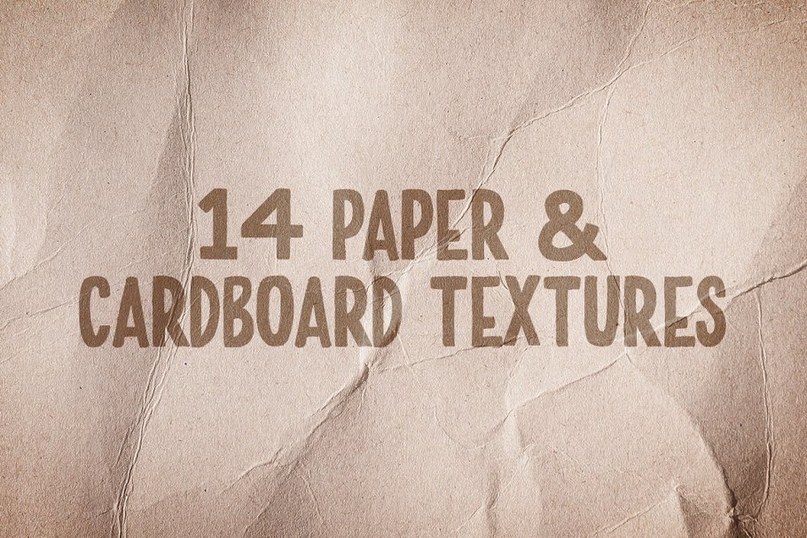 高清纸板皱褶纸张纹理背景素材 Paper & Cardboard Texture Pack Vol 2