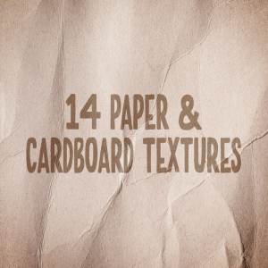 高清纸板皱褶纸张纹理背景素材 Paper & Cardboard Texture Pack Vol 2