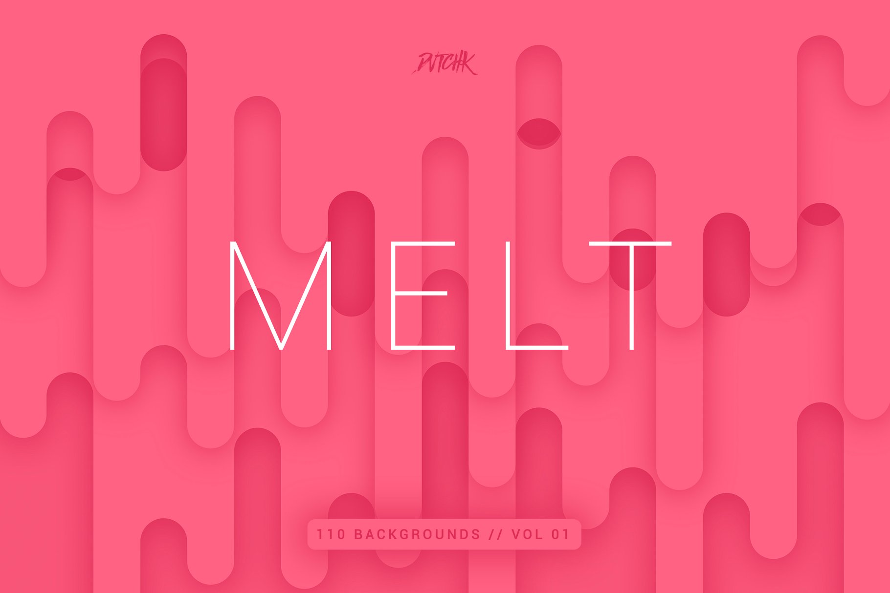 110款抽象圆形背景v1 Melt | Rounded Backgrounds | Vol. 01