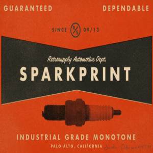 复刻1970年代半色调印刷效果PS动作 SparkPrint – Monotone Action