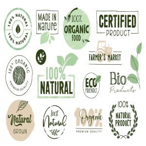 有机食品标志/标签/标识设计模板素材 Organic Food Labels and Elements Collection插图2