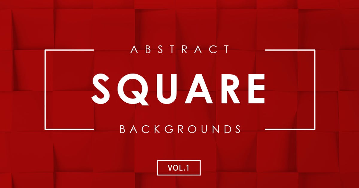 方形几何图形抽象背景素材v1 Square Abstract Backgrounds Vol.1