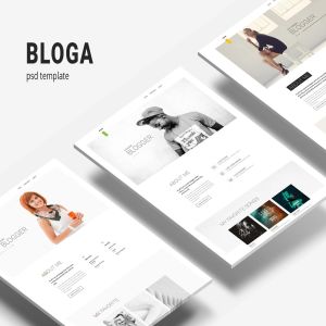 现代创意多用途博客PSD模板 Bloga – Modern Creative Multipurpose Blog Template