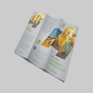 简约设计风三折页企业传单设计模板v2 Clean Business Trifold Vol 2