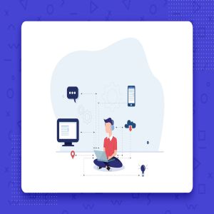 物联网智能设备矢量概念插画素材 Internet of things illustration of smart devices