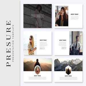 时尚、休闲、独特的Presure Powerpoint模版