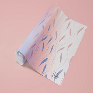 墙纸设计卷轴PSD样机1 Wallpaper Rolled PSD Mockups 01