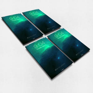 UI界面设计多屏幕预览样机1 UI Display Mockup 1