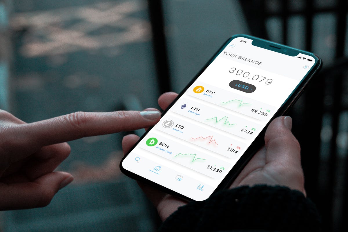 加密货币电子钱包APP应用UI模板 Crypto Dashboard Wallet Mobile Ui – B