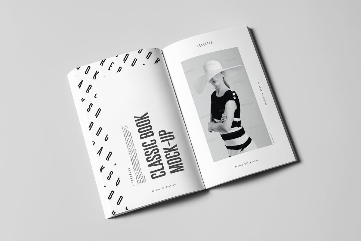 经典书籍样机模板 Classic Book Mock-up